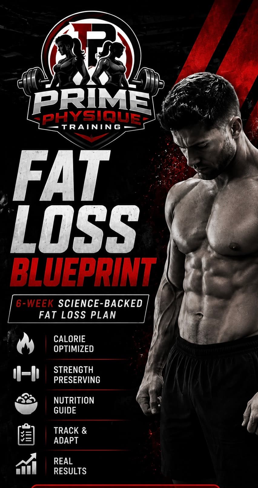 The Prime Physique Blueprint: Athletic Fat Loss — 6-Week Science-Backed Fat Loss Plan
